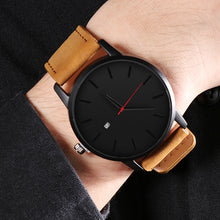 Load image into Gallery viewer, Men's Watches Fashion Leather Quartz