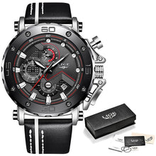 Load image into Gallery viewer, Mens Watches Top Brand Luxury Big Dial Military Quartz

